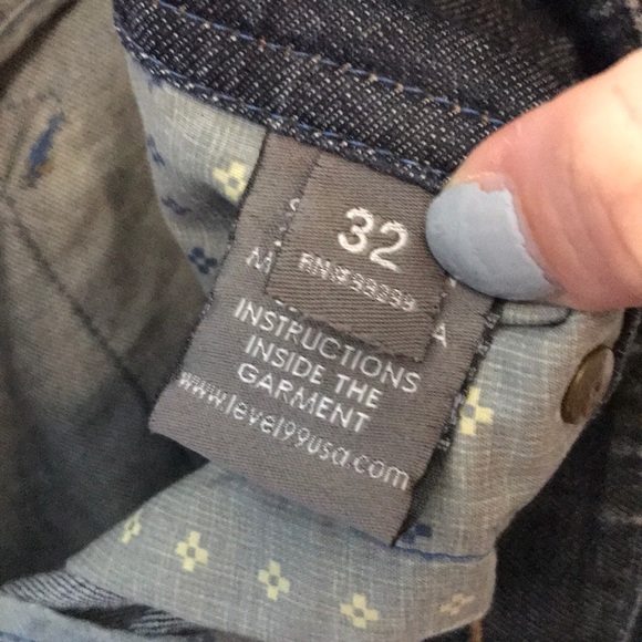 Level 99 dark wash wide leg jeans - Picture 10 of 11